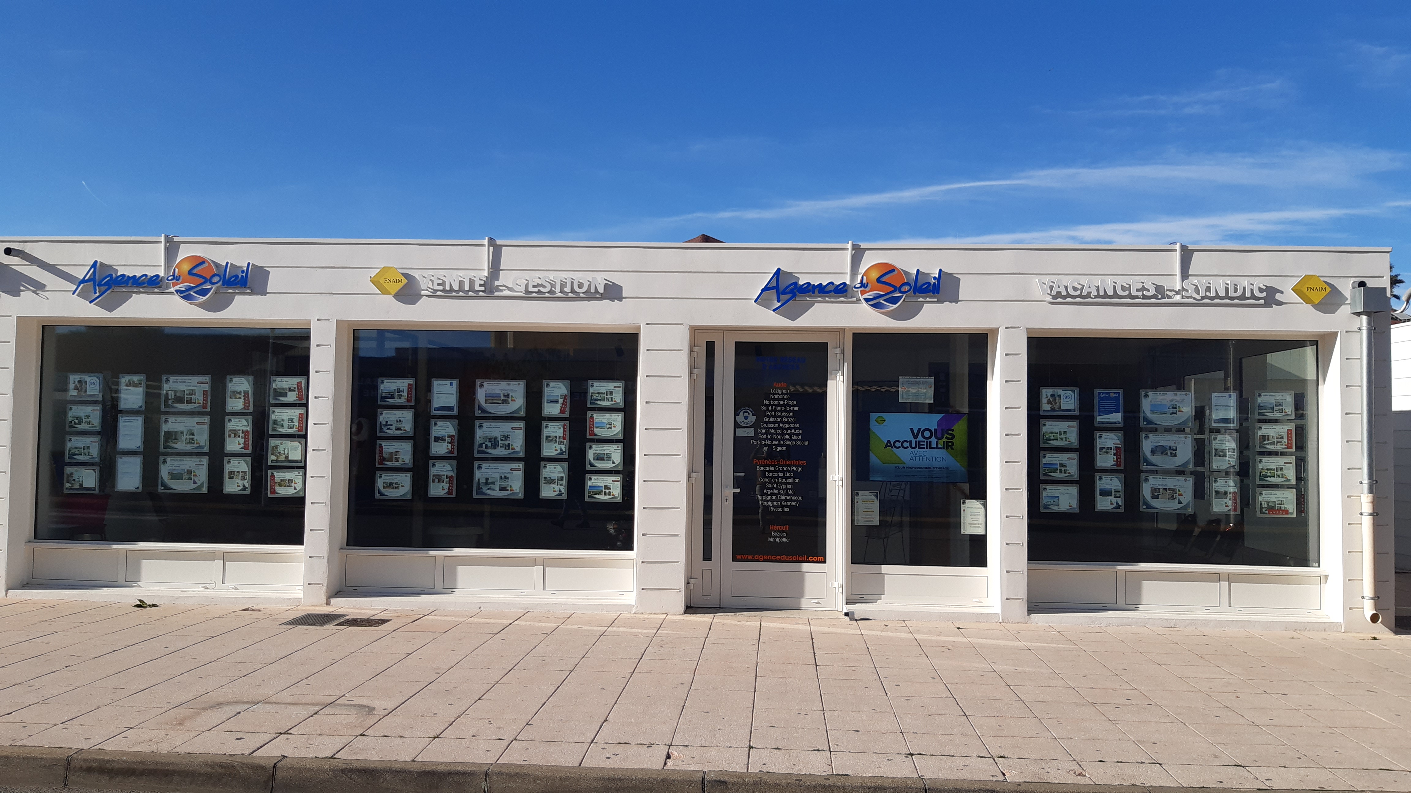 Agence immobilière AGENCE DU SOLEIL PORT LEUCATE à Leucate